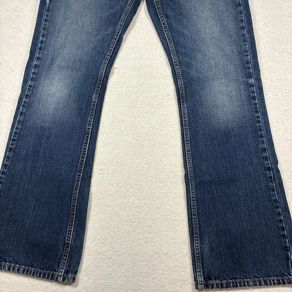 Levis 527 Mens Jeans 33x32 Blue Bootcut Fit Medium Wash Denim Classic City Biker